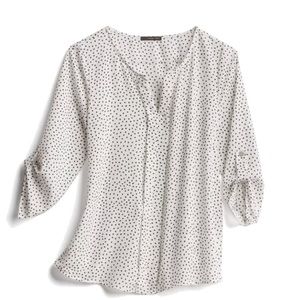 West Kei Olaia Split Neck Blouse